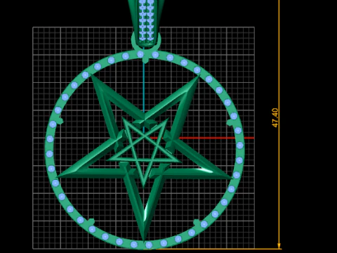 Geometric pendant 3D Print Model