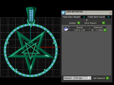 Geometric pendant 3D Print Model