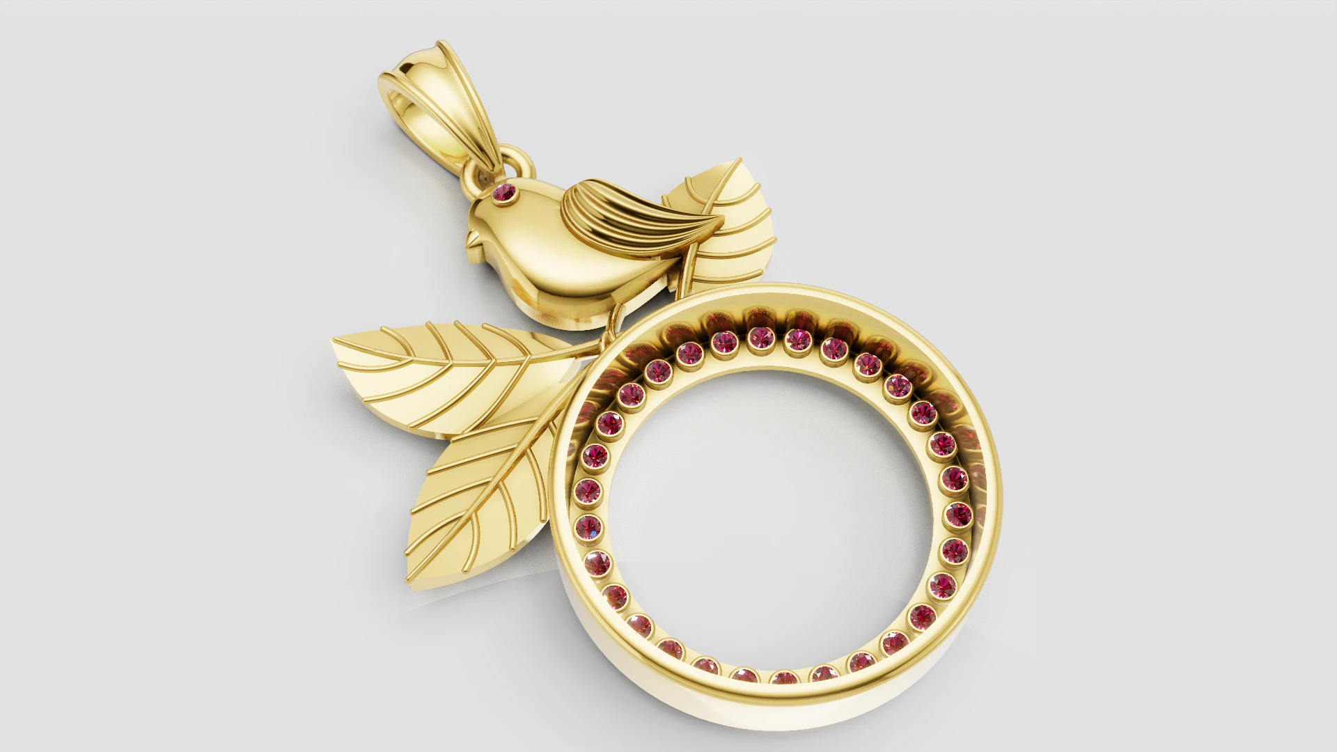 Circular pendant design 3D Print Model .c4d .max .obj .3ds .fbx .stl .blend 