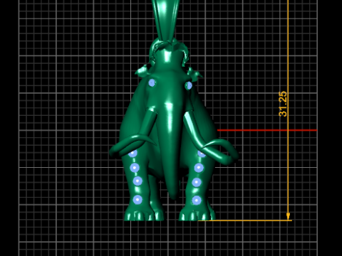 Mammoth pendant 3D Baskı Modeli