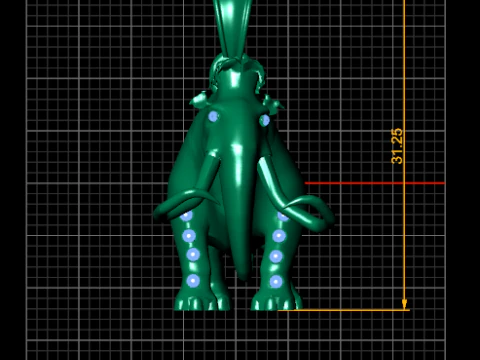 Mammoth pendant 3D Print Model