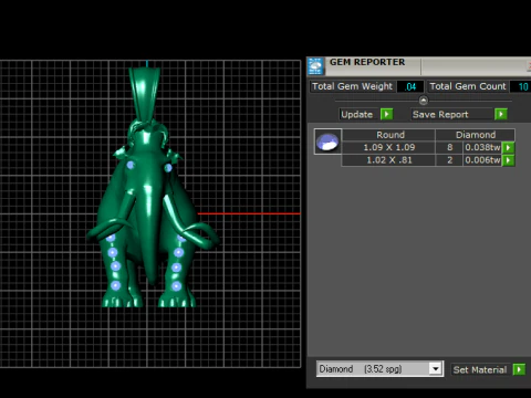 Mammoth pendant 3D Print Model