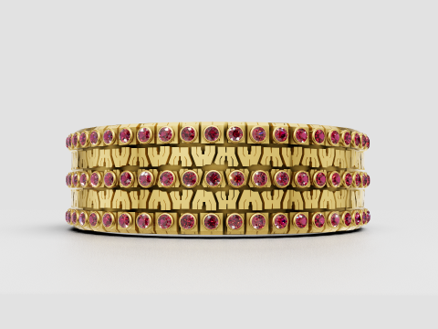 Gold bangles 3D Принт Модель