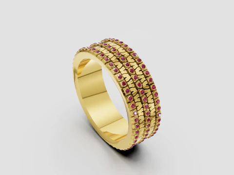 Gold bangles 3D Print Model