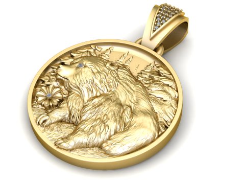 Gear pendant design 3D Принт Модель