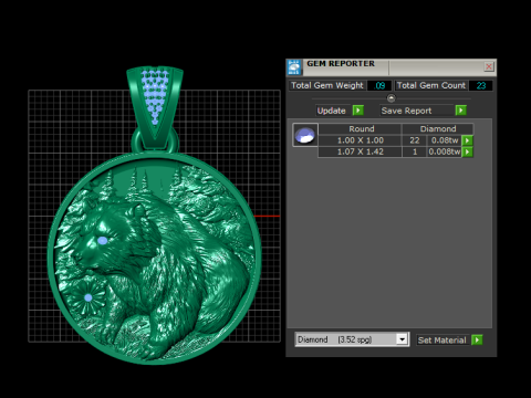 Gear pendant design 3D Принт Модель
