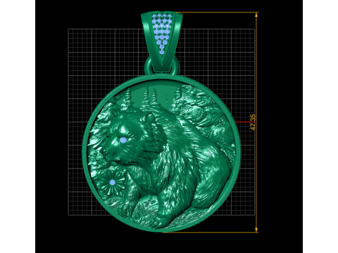 Gear pendant design 3D Принт Модель