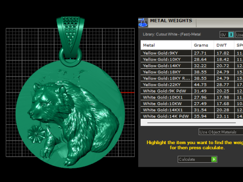 Gear pendant design 3D Принт Модель
