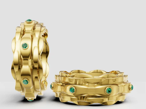 Anel de elo de corrente Modelo de Impressão 3D