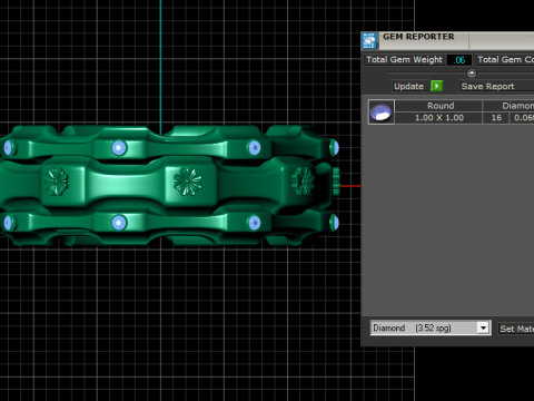 Floral gear ring 3D Baskı Modeli