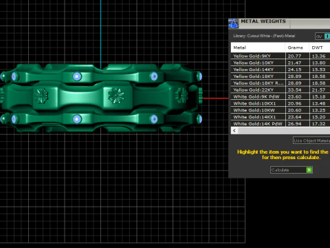 Floral gear ring 3D Print Model