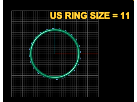 Honeycomb gold ring Modello di stampa 3D