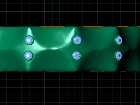 Textured gold ring 3D-printmodel