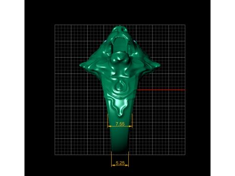 Lion head ring 3D 打印模型