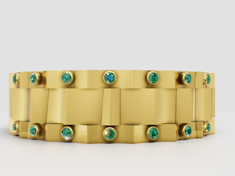 Luxury link bracelet Modelo de impresión 3D
