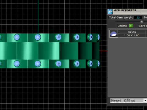 Luxury link bracelet Modelo de impresión 3D