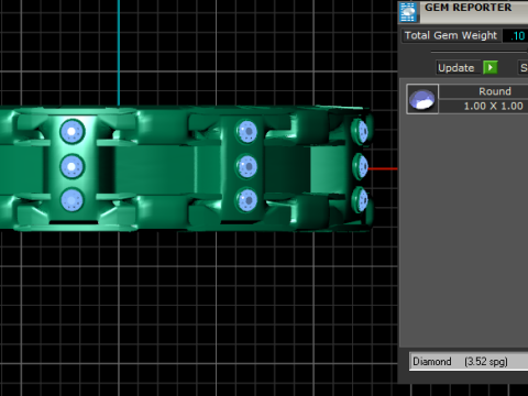 Gold link bracelet 3D Принт Модель