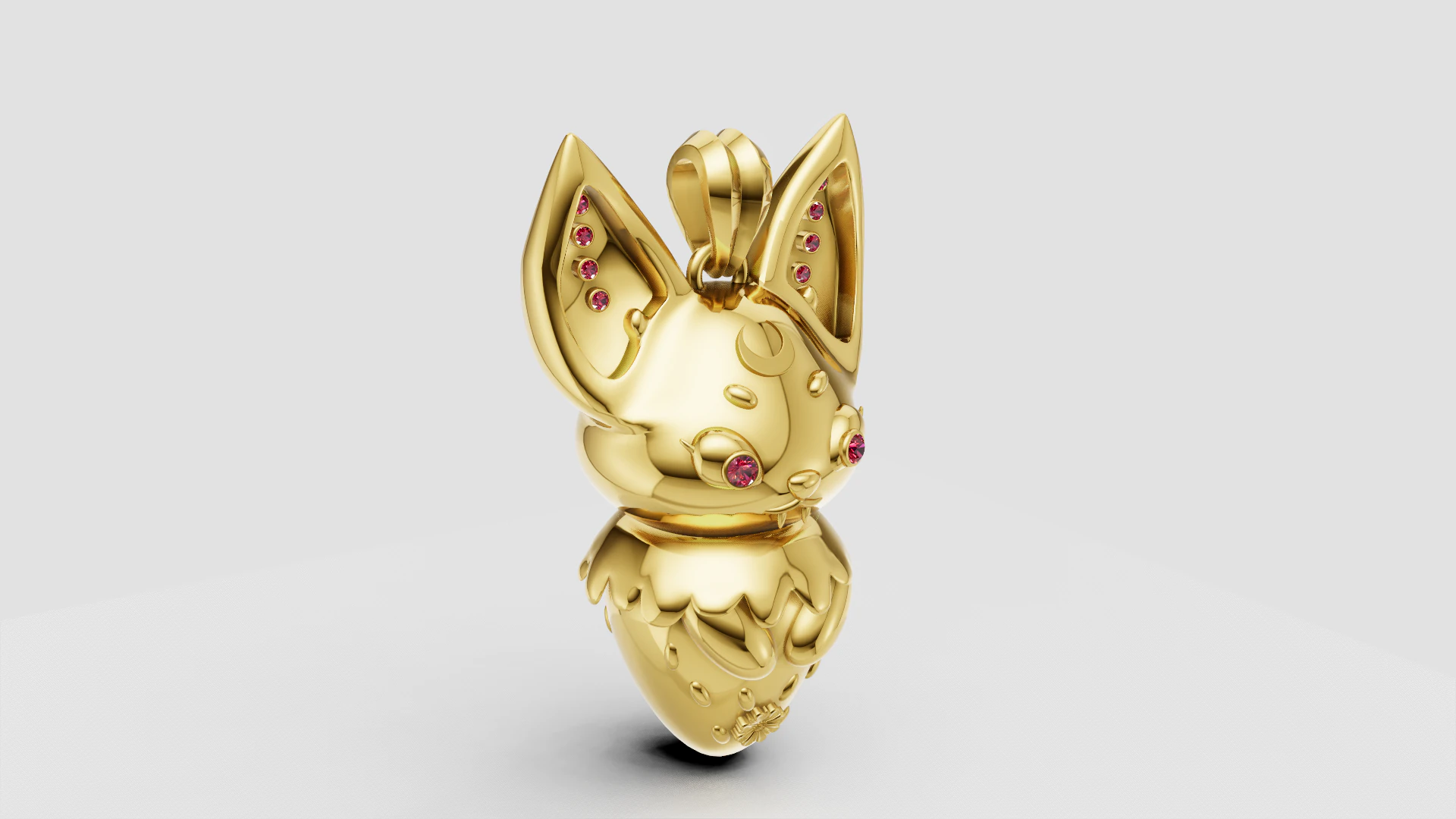 Creature charm pendant 3D Print Model .c4d .max .obj .3ds .fbx .stl .blend