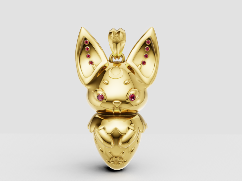 Creature charm pendant 3Dプリントモデル