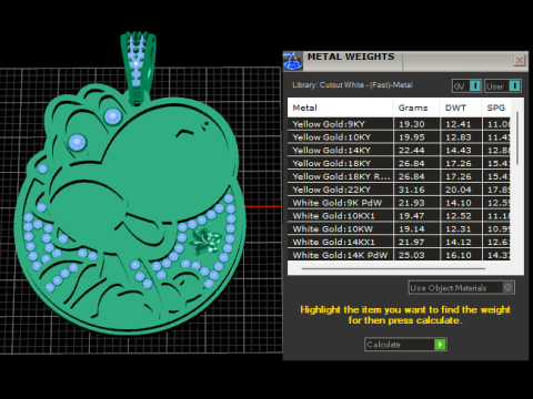 Character outline pendant 3D-Druckmodell
