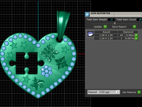 Heart Shaped Jewelry Modelo de impresión 3D