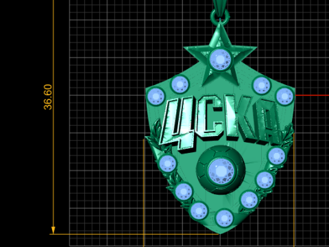 Protection Pendant Model Cetak 3D