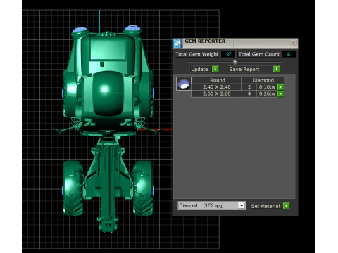 Gold loader pendant 3D Print Model