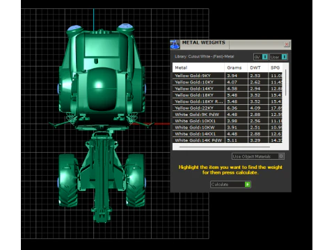 Gold loader pendant 3D Print Model
