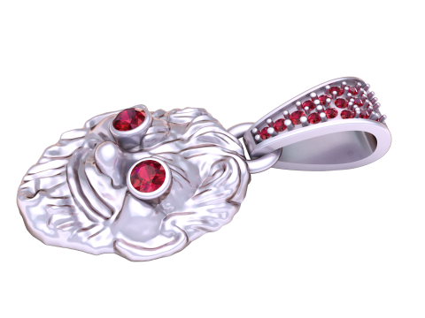 Happy face pendant 3D Baskı Modeli
