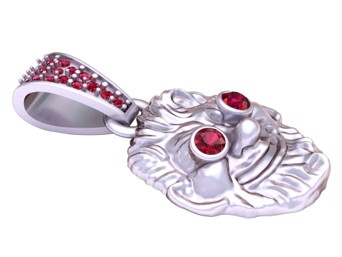 Happy face pendant 3D Baskı Modeli