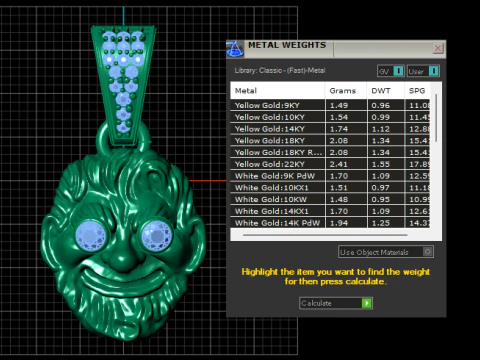 Happy face pendant 3D Print Model