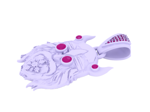 Viking warrior pendant 3D Druckmodell
