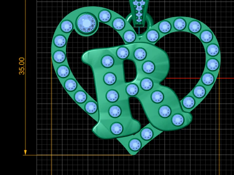 Om gold pendant 3D Print Model