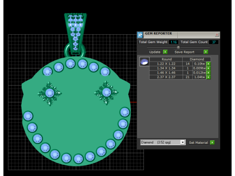 Gold crest pendant 3D 打印模型