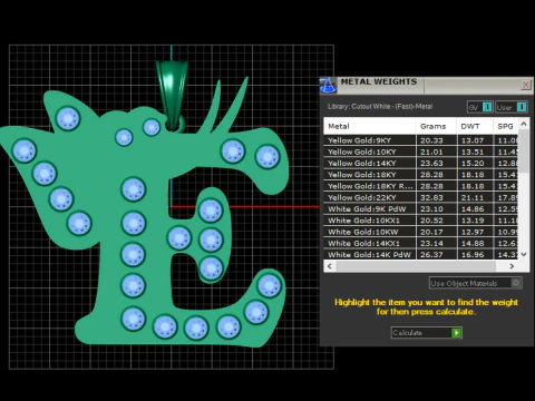 Cat gold pendant 3D Print Model