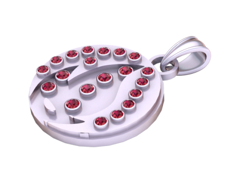 Yin yang pendant 3D 打印模型