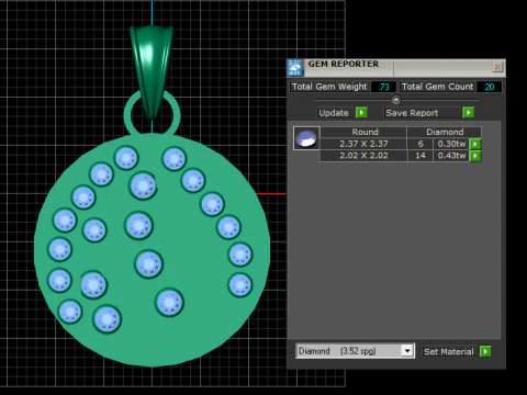 Yin yang pendant 3D Print Model