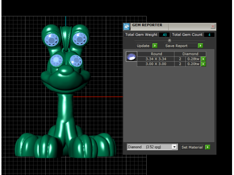 Puppy gold pendant Modello di stampa 3D