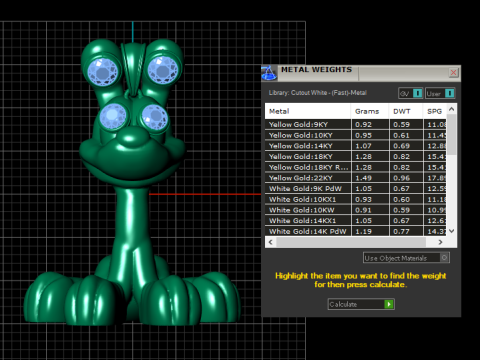 Puppy gold pendant Modello di stampa 3D