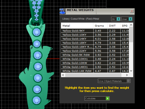 Fish gold pendant Modello di stampa 3D