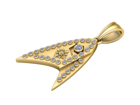 Arrowhead pendant 3D Print Model