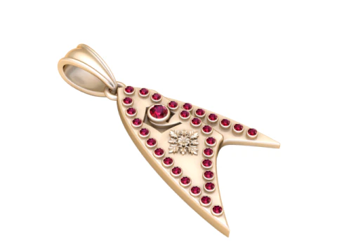 Arrowhead pendant 3D Print Model