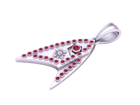 Arrowhead pendant 3D प्रिंट मॉडल