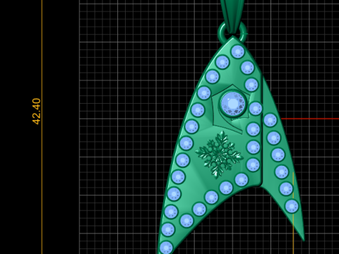 Arrowhead pendant 3D प्रिंट मॉडल