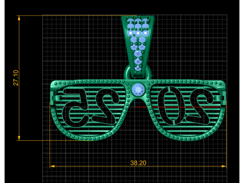 New year jewelry Modèles 3D en vedette