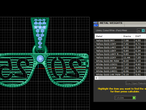 New year jewelry Modèles 3D en vedette
