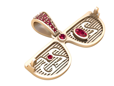 2025 gold pendant 3Dプリントモデル