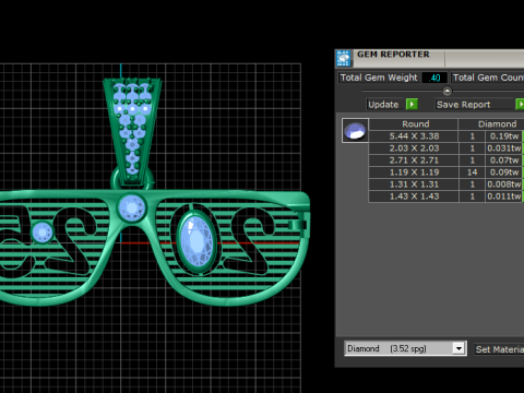 2025 gold pendant 3Dプリントモデル