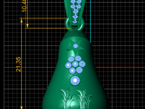 Baby pendant Model do druku 3D