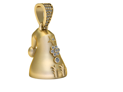 Baby pendant 3D Print Model